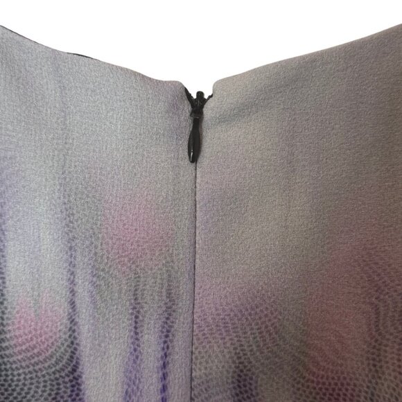 Rickie Freeman for Teri Jon ombre floral midi dress size 10 - Picture 7 of 9